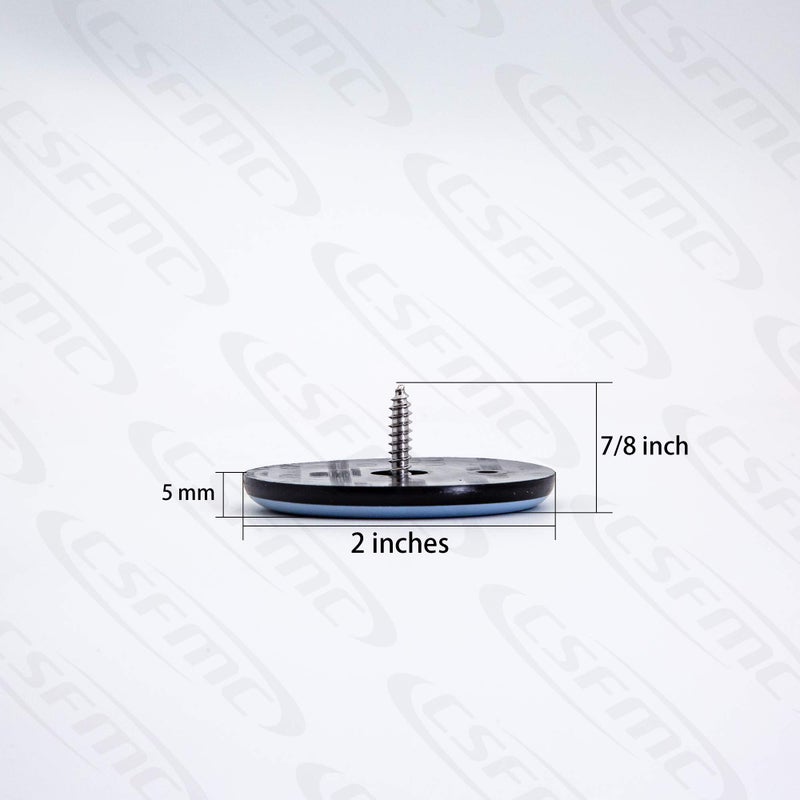 CSFMC Furniture Slider Pads,Table/Chair/Cabinet/Sofa Glide,Protect The Floor by Sliding Like Magic,Install The Bottom of The Furniture (2 inch Base) - Image 2